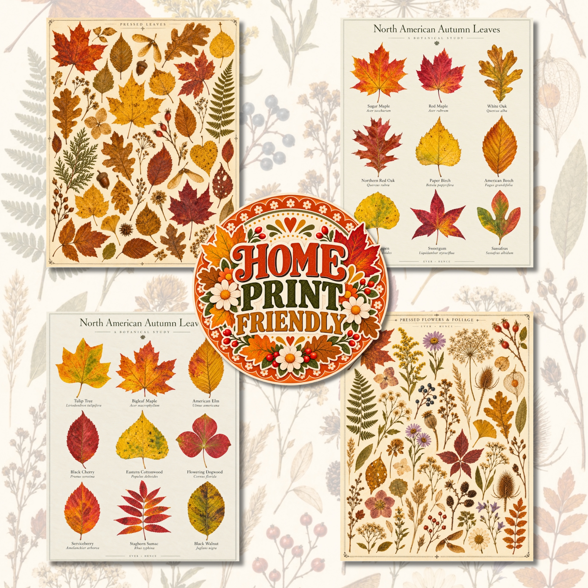 October Digital Companion — Autumn Botanicals